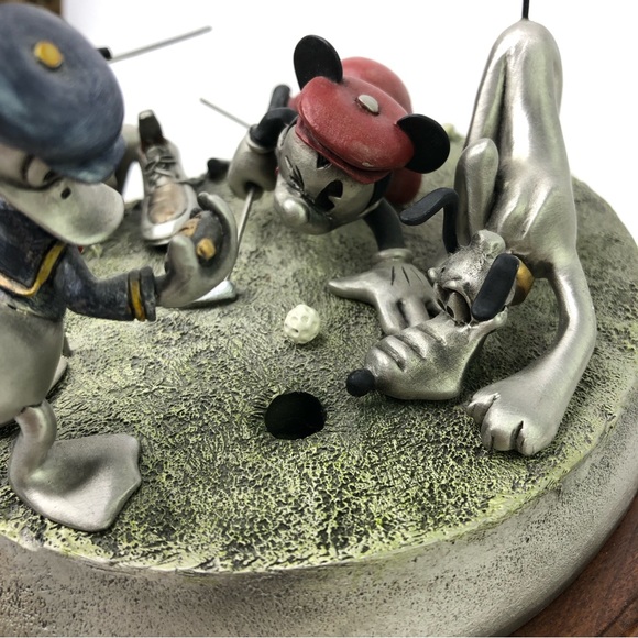 Chilmark Pewter DISNEY Comic Capers FOURSOME FOLLIES Sculpture Made In USA READ! - Picture 12 of 13